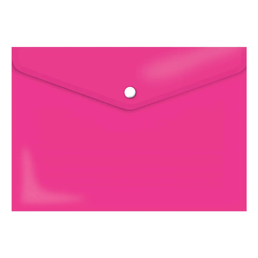 Folder Carry Plastic A4 Hot Pink - Treeline