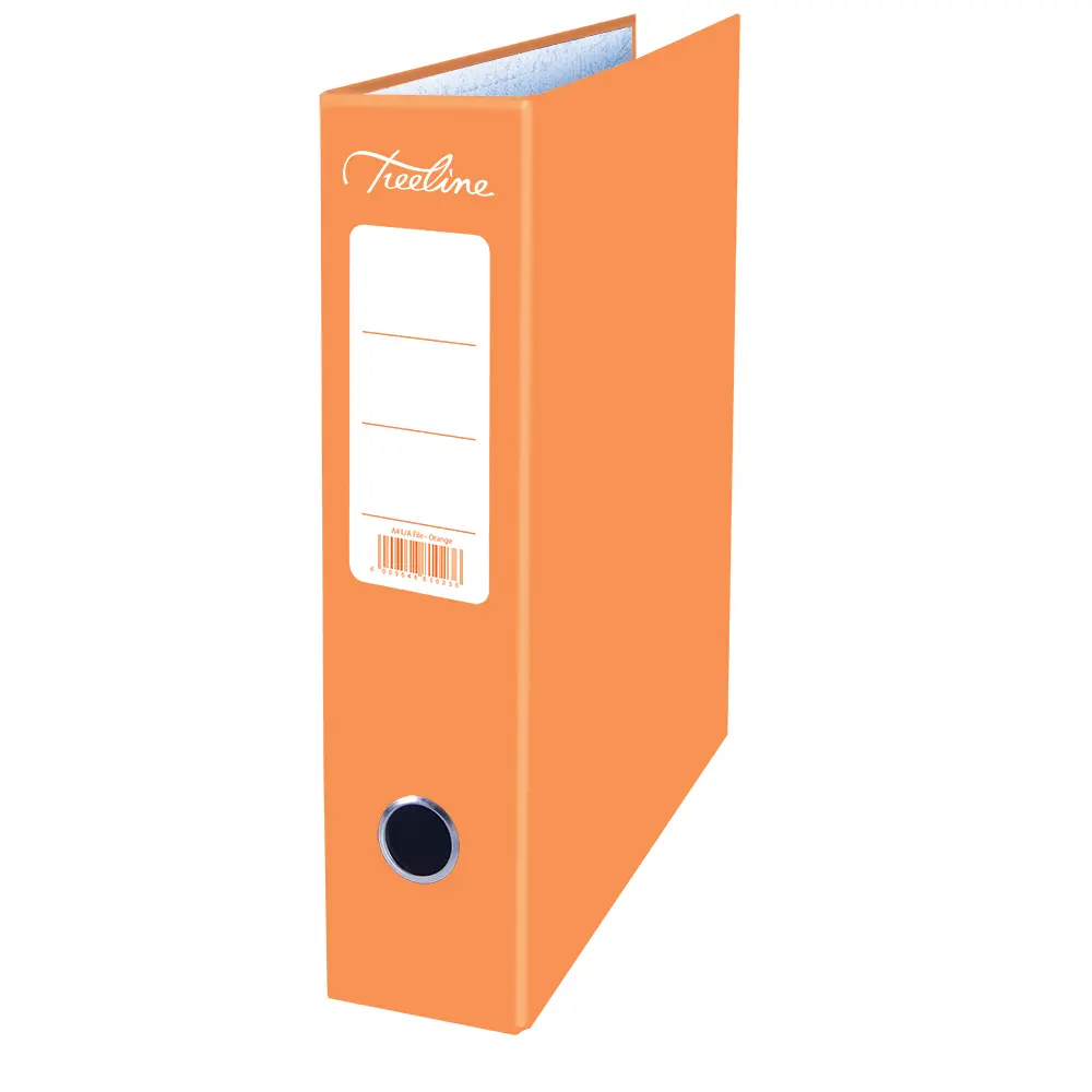 [6009548810236] File Lever Arch Orange A4 - Treeline 