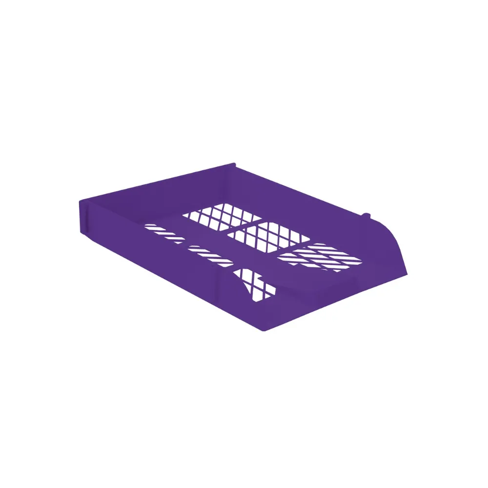 Desk Letter tray Electric Purple Single - Treeline
