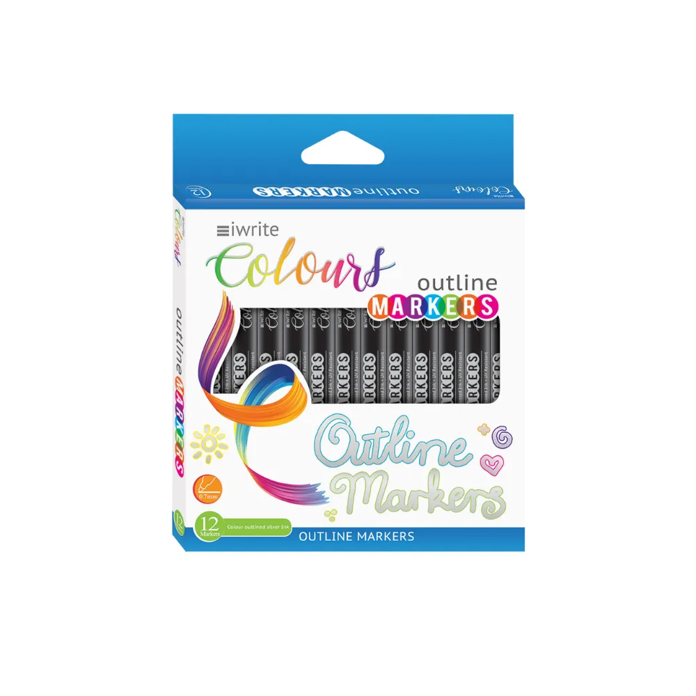 [6009548815408] Marker Outline 12`s - iWrite 