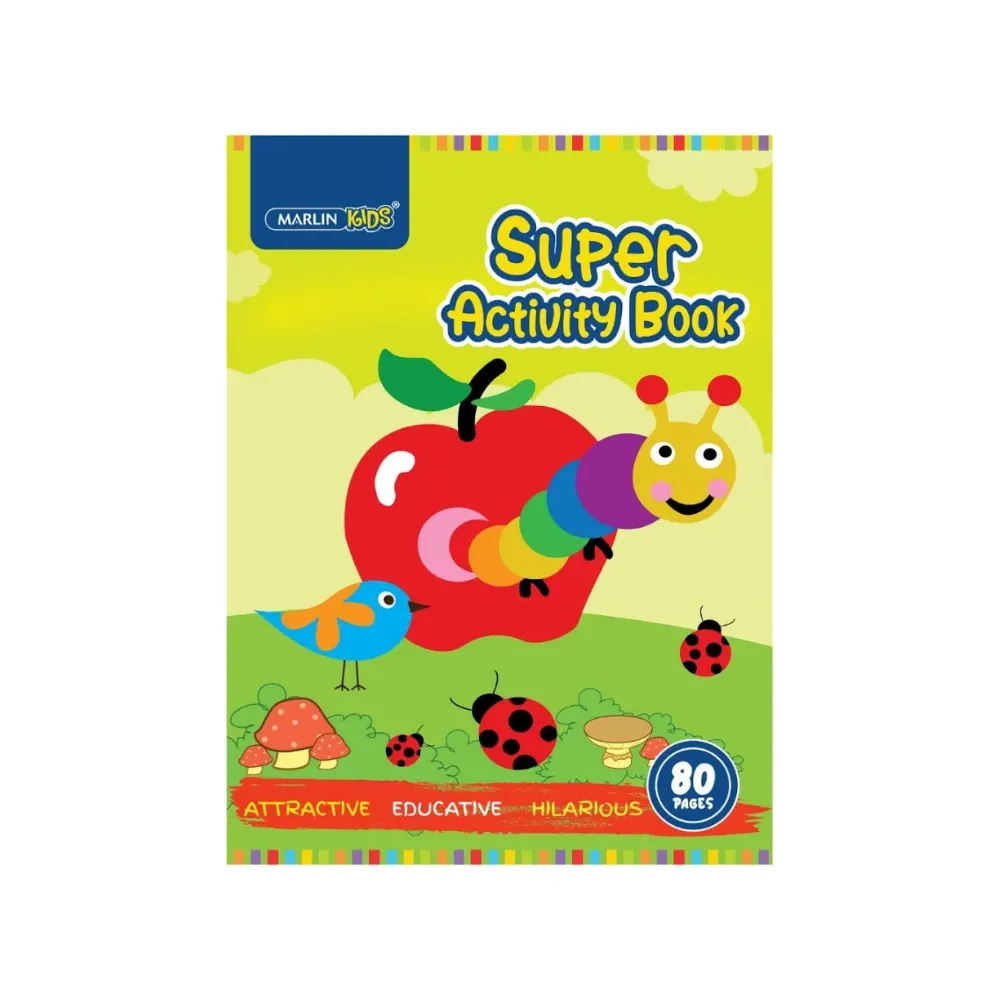 [6009608645860] Book Colouring Super Activity 80p - Marlin