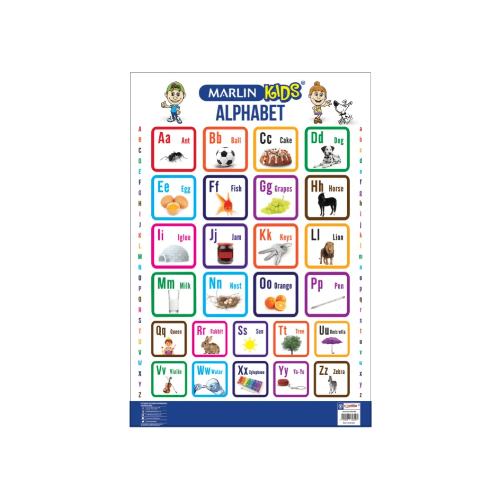 Chart Kids Alphabet - Marlin 