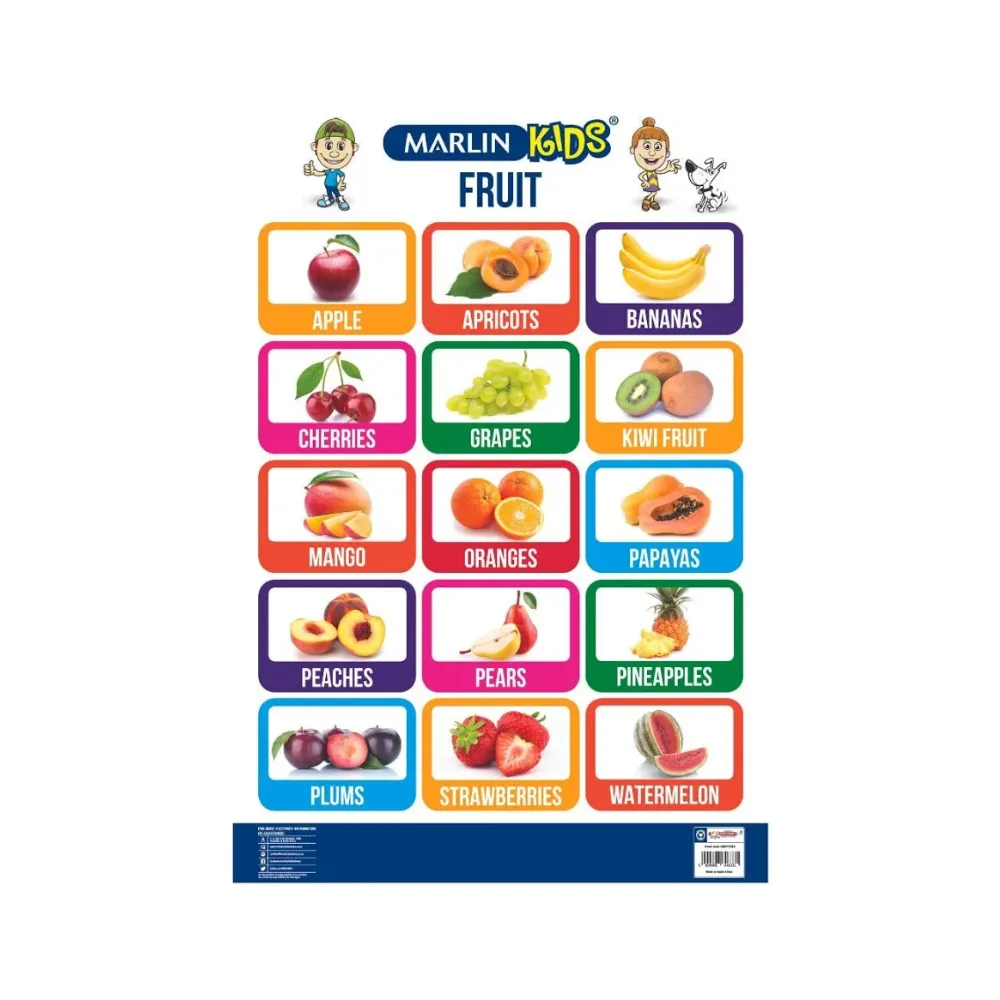 [6009608646331] Chart Kids Fruit - Marlin 