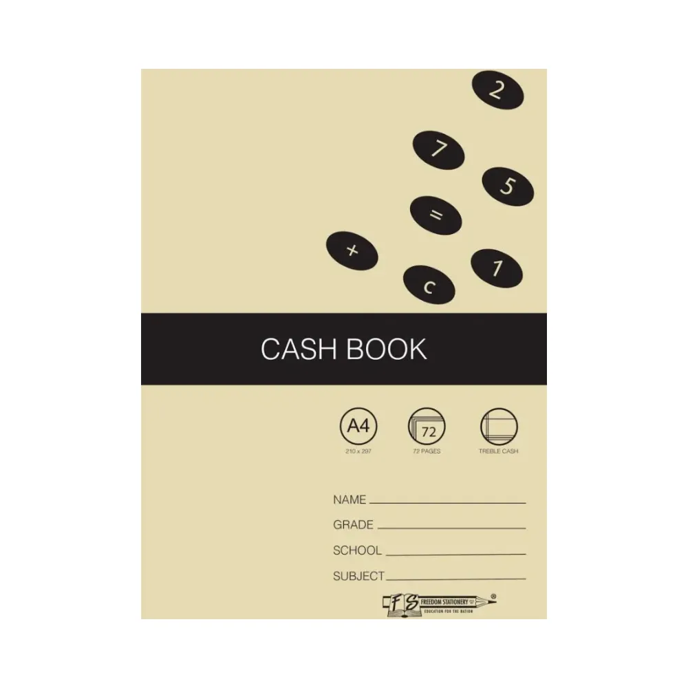 [6009635830963] Book ACC A4 72p Cash - Freedom