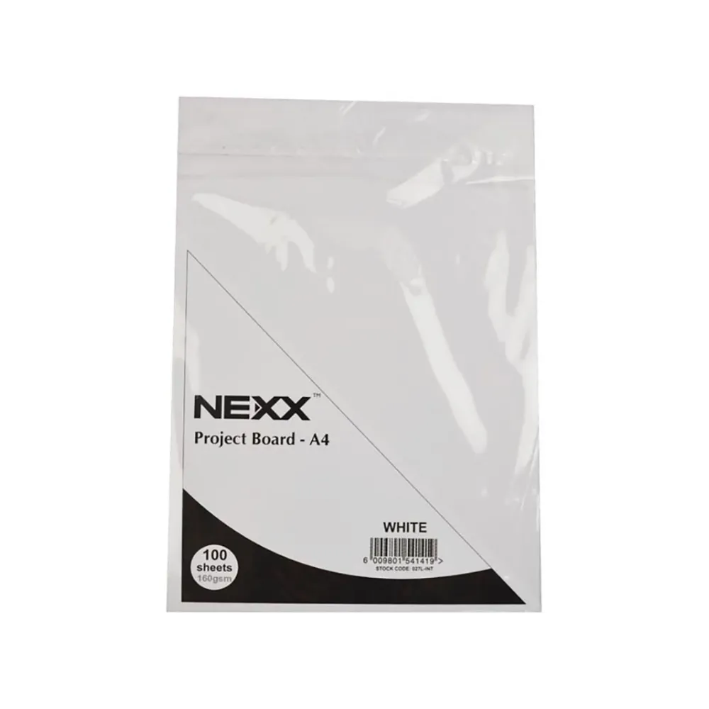 Board A4 160g 100`s White - Nexx