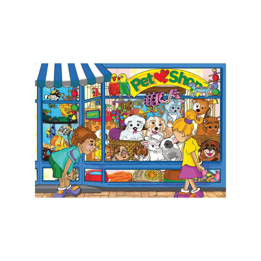 Puzzle 36pc Happy Pets - Interstat
