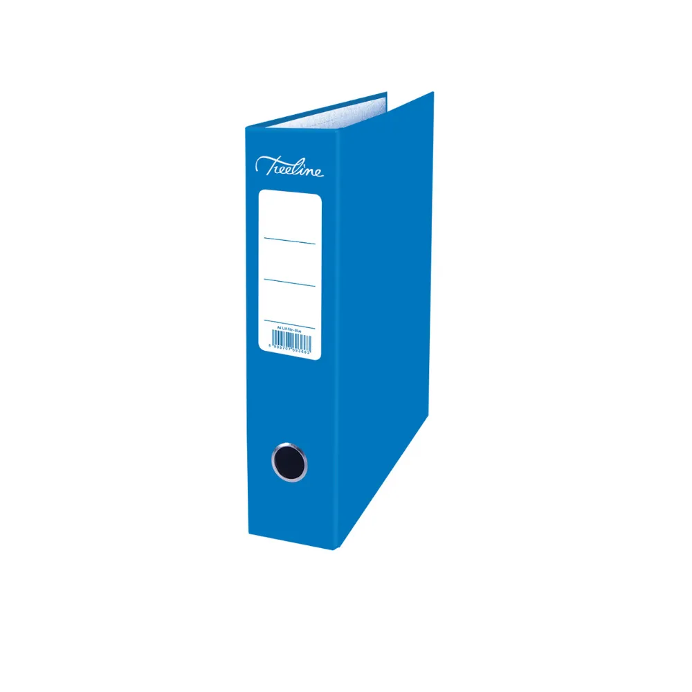 [6009707693663] Lever Arch File A4 Blue - Treeline 