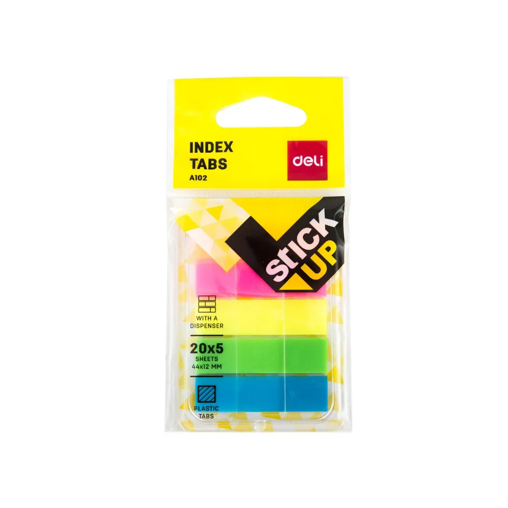 Index Tab 5`s 44x12mm EA10202 - Stick up