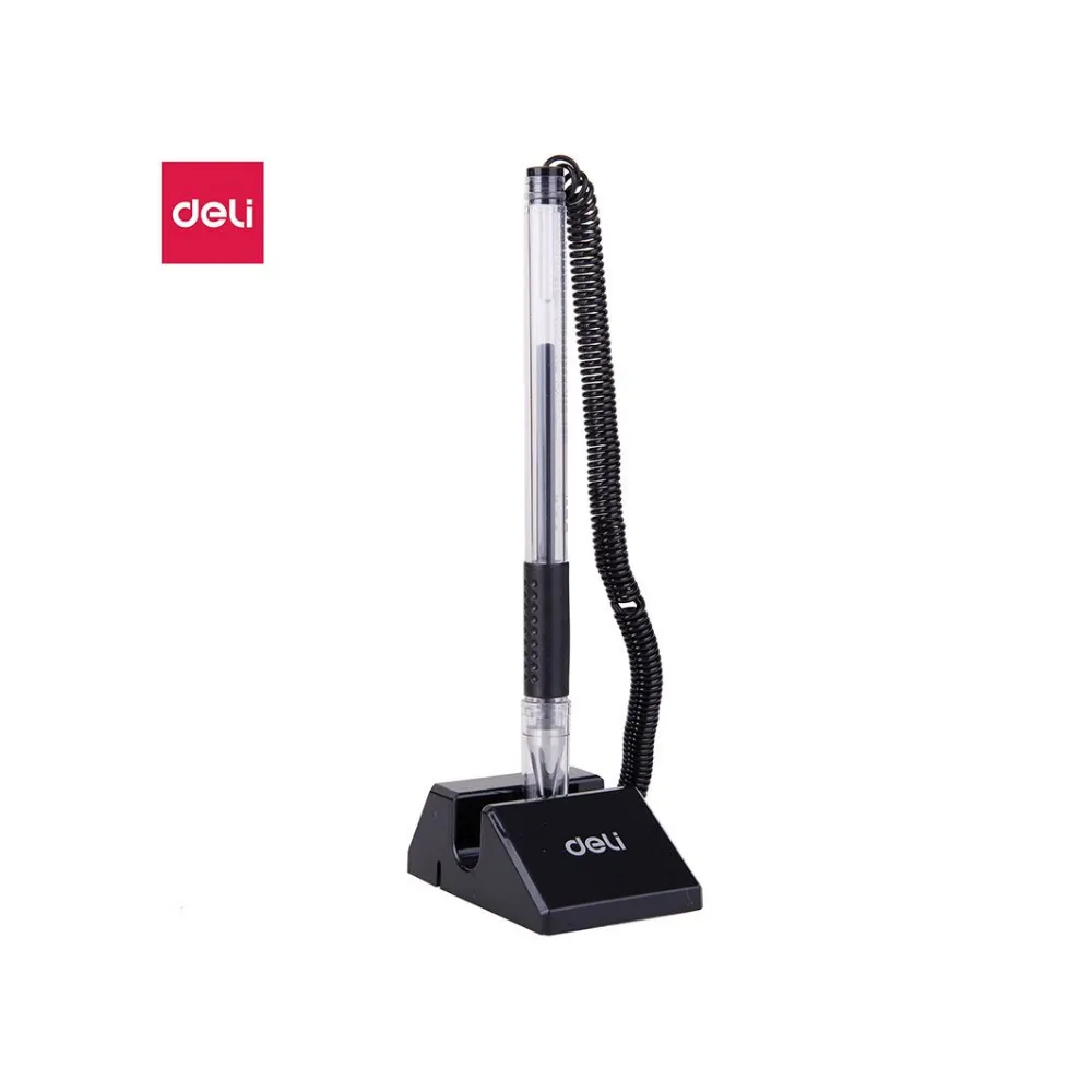 [6921734967916] Pen Desk Stand 0.5 Black E6791 - Deli Tech