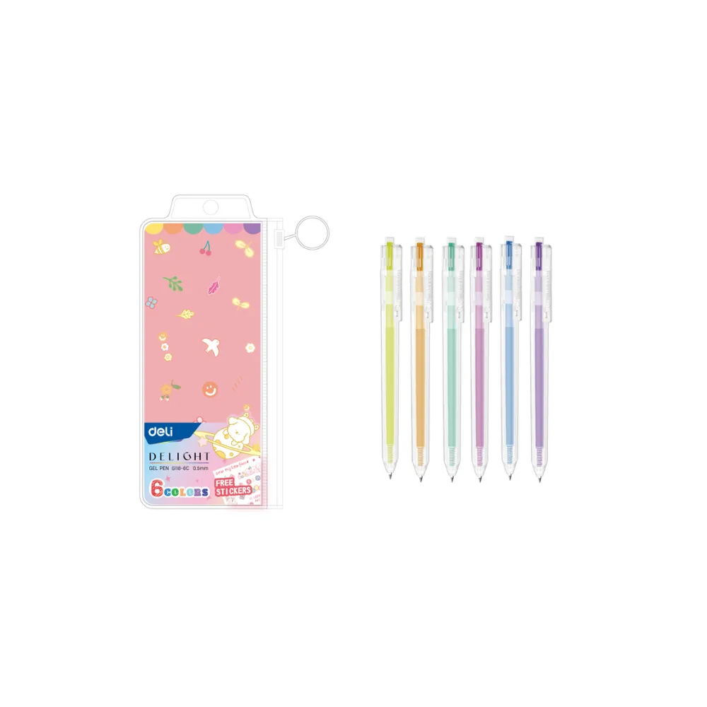 Pen Gel 0.5 Yellow Delight M118-YL - Deli
