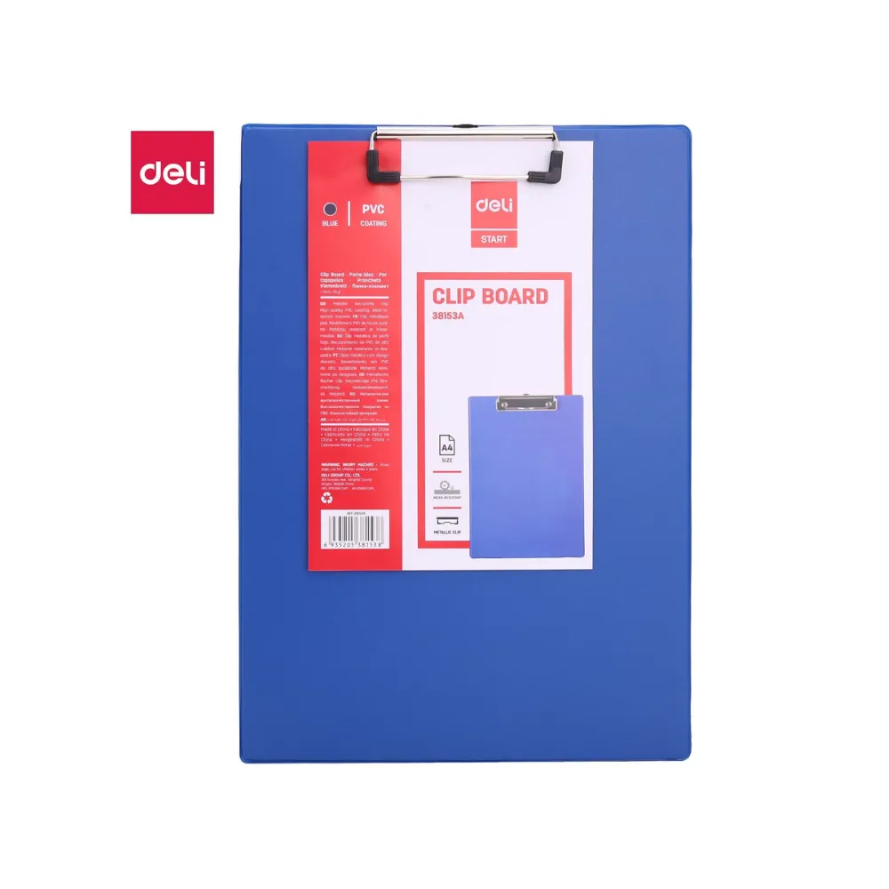 Clip Board A4 Black - Deli 