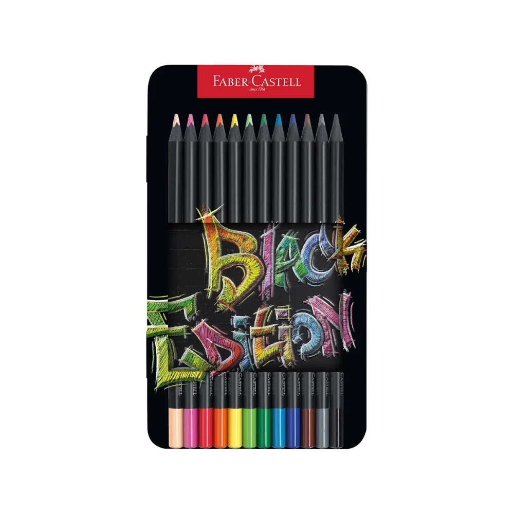 [4005401164128] Pencil Black Edition 12`s - Faber Castell