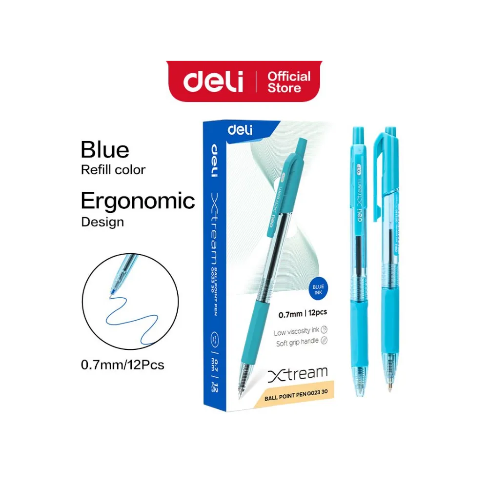 Pen Ball Point Blue EQ02330 - Deli 