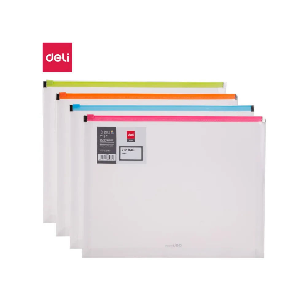 [6935205389756] Zip Bag A4 Assorted 38975 - Tech 