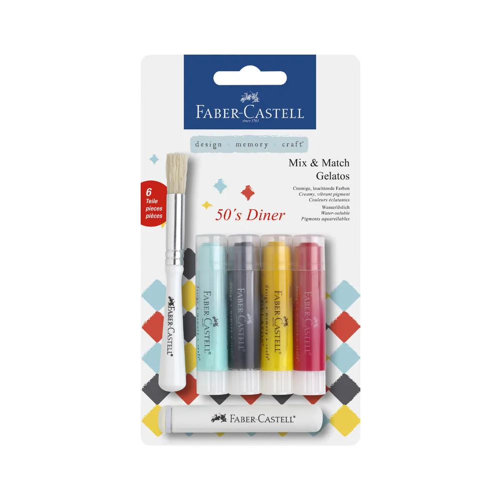 Water Soluble Crayon 4 Shades of 50`s Faber-Castell