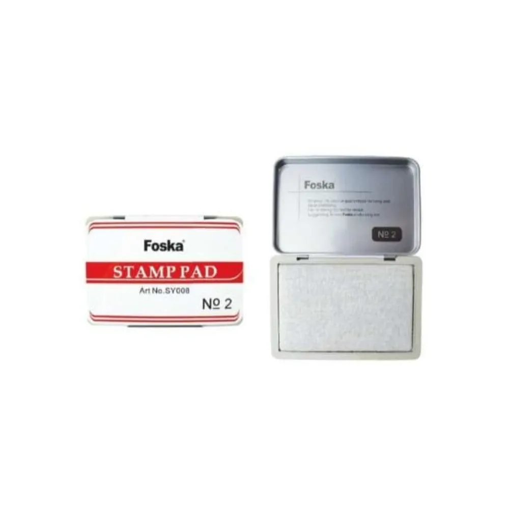 [6937544320643] Stamp Pad Plastic No 2 - Foska