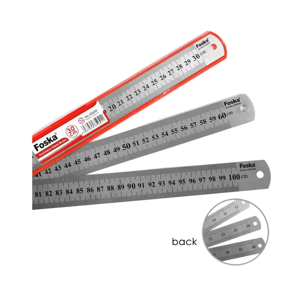 Ruler S/Steel 100cm - Interstat