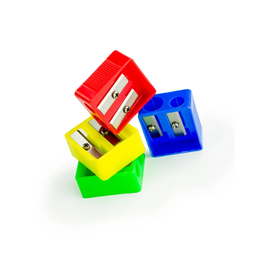 [6937544363435] Sharpener Plastic Double Hole - Foska